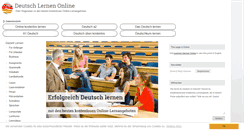 Desktop Screenshot of deutsch-lernen-online.net